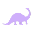 Brachiosaurus.stl Dinosaur Wall Art
