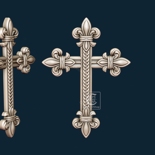 Cross 5 - 3D STL File For CNC and 3D Printer・ STL File for 3D printing ...