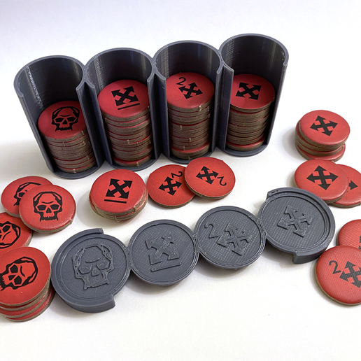 Dark Venture: Battle of the Ancients - ACTION DICE TOKEN ORGANIZER