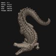 1.jpg Archivo STL Cocodrilo 3d・Idea de impresión 3D para descargar