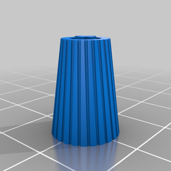 Drehknopf3d_ascii.png Free 3D file ALPS rotary encoder knob・Model to download and 3D print