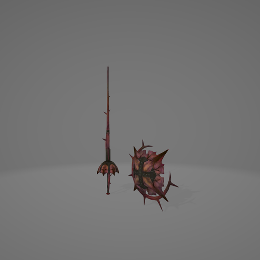 👹 MONSTER HUNTER PINK RATHIAN SWORD AND SHIELD・ STL File for 3D ...