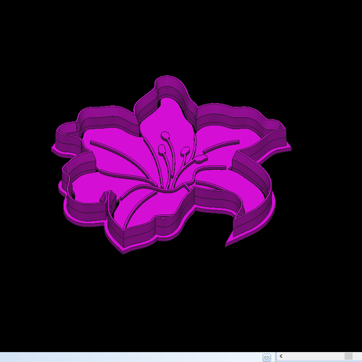 Скриншот 2020-03-11 06.16.25.png Descargar archivo STL flor de lirio cortador de galletas • Objeto para imprimir en 3D, 3d4you