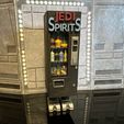 327627596_1126332815434020_7618219976099512010_n.jpg STAR WARS VINTAGE JEDI SPIRITS ALCOHOL VENDING MACHINE GONK DROID, CUSTOM UNPRODUCED KENNER, HASBRO ACTION FIGURE, 3.75", 1/18