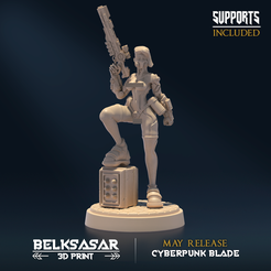 01.png STL file Neon Outlaw A Nude・3D printing model to download