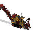 Yellow-Sugar-Cane-Harvester1.png Yellow Sugarcane Harvester With Movements