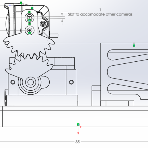 RizFPV Pan_Tilt O3 and Vista air unit 3D model