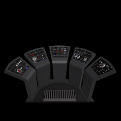 2022-11-22-090031.png Archivo 3D Consola de control del bloque de detención de la Estrella de la Muerte de Star Wars para dioramas de figuras de 3,75" y 6・Objeto de impresión 3D para descargar