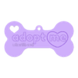 ENG_ Adopt me Heart.stl Adopt Me Dog Cat Necklace Dog Necklace