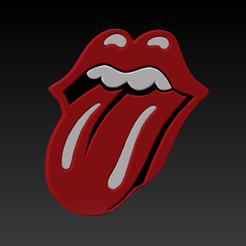 Logo-Rolling-Stone-4.png STL file Rolling Stone logo・3D printable model to download, FJMaker3d
