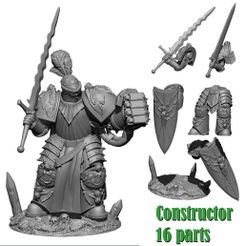 Holly_Knights_01.jpg 3D file Holy Knight・3D printer design to download