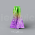 C_8_Renders_0.png Niedwica Vase C_8 | 3D printing vase | 3D model | STL files | Home decor | 3D vases | Modern vases | Floor vase | 3D printing | vase mode | STL