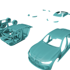 1.png Fichier STL BMW M3 G80・Design imprimable en 3D à télécharger