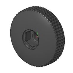 m5.jpg Archivo STL gratis Empuñadura moleteada Grande M6・Objeto de impresión 3D para descargar