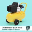 6.jpg Air Compressor & air tools for workshop diorama 1:24