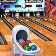 04.jpg Bowling game scene 3d model