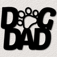 project_20230626_1913548-01.png dog dad sign wall decor dog dag paw wall decor 2d art
