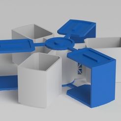 Untitled.JPG Файл STL stackable spinning storage・Идея 3D-печати для скачивания