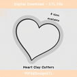 1-HRhWe8nd9-transformed.png Heart Clay Cutter for Polymer Clay | Digital STL File | Instant Download | 8 sizes