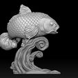 A1.jpg Koi Fish 3D print model
