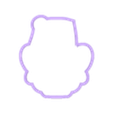 Contorno.stl Gravity fall Stanley Pines 90mm cookie cutter