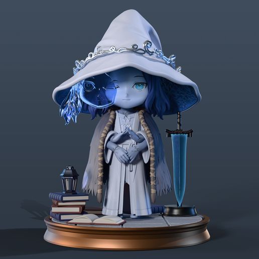 2.jpg Ranni The Witch - Elden Ring 3d Print Figure