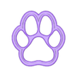 4 INCH DOG PAW COOKIE CUTTER v2.stl Dog paw Cookie cutter (4 Inch)