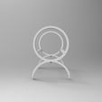 rendu ,blanc support b vin.146.jpg STL file Design wine bottle holder to be assembled to measure・Model to download and 3D print