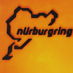 Nürburgring.png Wall Art Nürburgring / Rennstrecke / Race Track