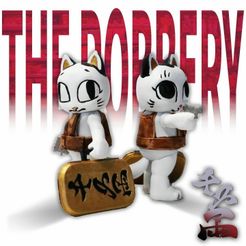 the-lucky-rob-cat-with-p90-3d-model-156d80a0d7.jpg Fichier STL Le chat Lucky Rob avec le modèle d'impression 3D P90・Design pour imprimante 3D à télécharger