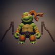 28535741_10215703653010031_1101070942_n.jpg Файл STL Chibi Mutant Ninja turtles Mickey・3D модель для печати скачать