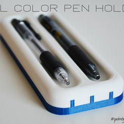 DC Pen Holder - HERO-2.png 3D file Dual Color Pen Holder・3D printable model to download