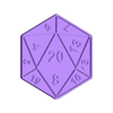 d20_symbol.stl D20 Gaming Box