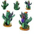 Large-cactus-sets-1.jpg Cactus plant set fantasy scatter terrain (desert plants and scatter terrain, tabletop/wargame terrain)