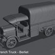 28mm French Truck - Berliet 3D file W1 Truck Berliet Clean&Destroy・3D printer model to download
