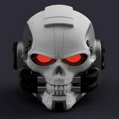 Front.png Datei 3D Space Marine Klerikerhelm (ohne Ikone)・Modell für 3D-Druck zum herunterladen