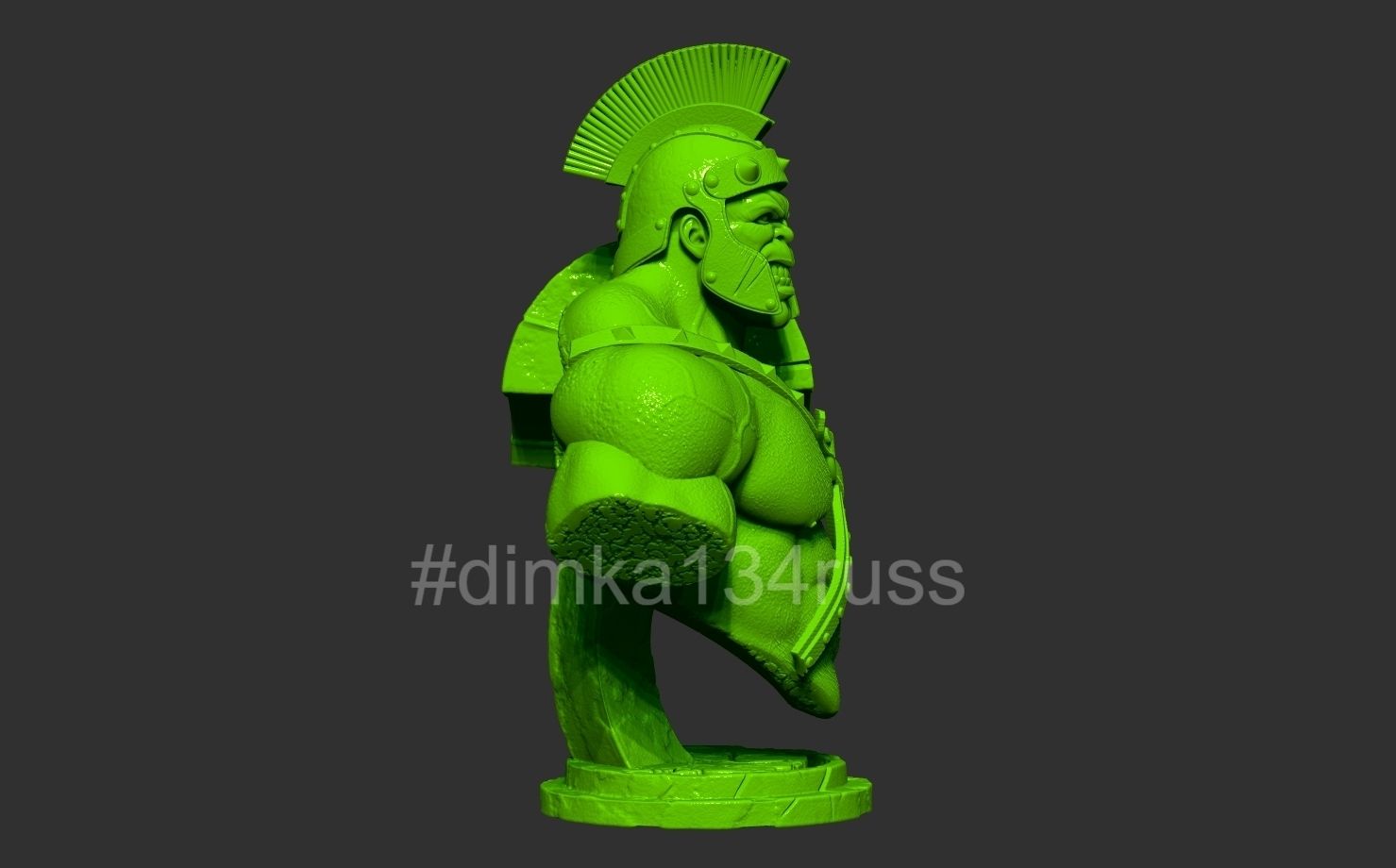 ZBrush Documentl;k'.jpg STL file hulk gladiator・3D printable design to download, dimka134russ