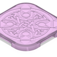 tray_pot_v16 v5_stl-92.png tray board for cutting stand with celtic pattern 3d-print and cnc