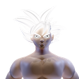2.png 3D sculpted son Goku Bust model from dragon superball super