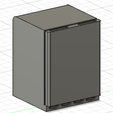 Mini-frigidaire-de-garage.png 1/18 Mini refrigerateur de garage / Mini garage refrigerator diecast