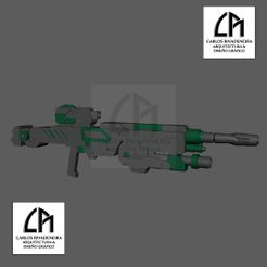 Cd_blaster-Green-01.jpg Archivo STL Gundam CD_blaster・Diseño de impresión en 3D para descargar