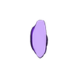 Wide Bulky  flat.stl Les panaches des petits moteurs de vaisseaux spatiaux