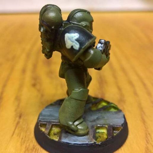 Torso de fuzileiro espacial