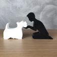 IMG-20240322-WA0097.jpg Boy and his Scottish Terrier for 3D printer or laser cut
