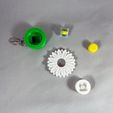 Daisy-Clicker-1-5.jpg Daisy Clicker / Daisy Keychain / Fidget - No AMS - Commercial License Included