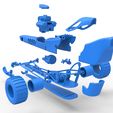 70.jpg Diecast Moteur avant dragster des neiges old school Echelle 1:25