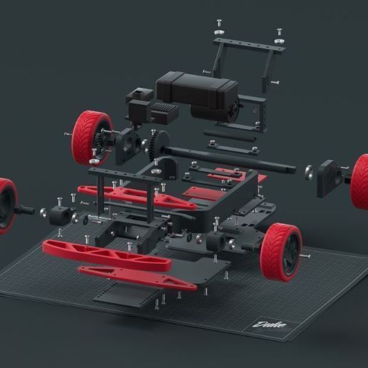 🚁 Adaptable chassis 1/10・Free STL File for 3D printing・Cults