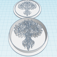 tree-of-life-celtic-cutter-1.png Tree of Life cutter, Sacred Tree stamp, Cookie cutter, Polymer Clay Cutter, earrings