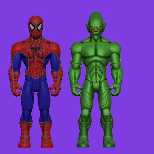 Moebius Spider Sense Spider Man Y Green Goblin Plastic | Cuotas sin interés