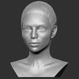 2.jpg Beautiful redhead woman bust ready for full color 3D printing TYPE 6